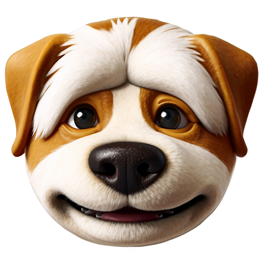 Animated Dog Face Emoji PNG 67 PNG image with a transparent background, free high-resolution download