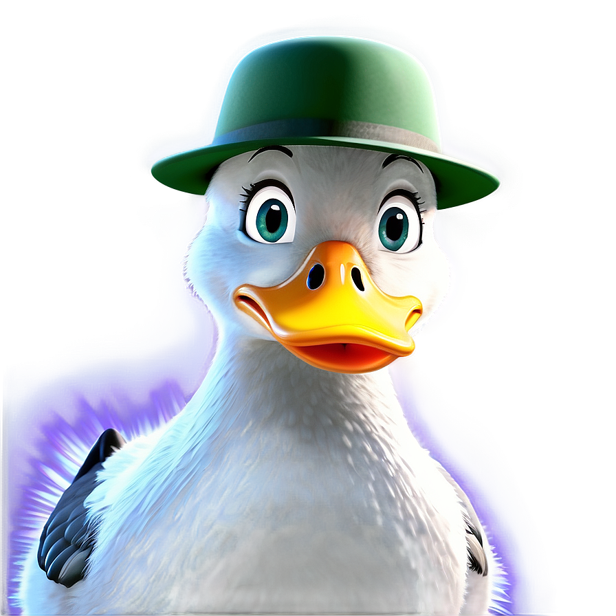 Animated Duck Character Png 33