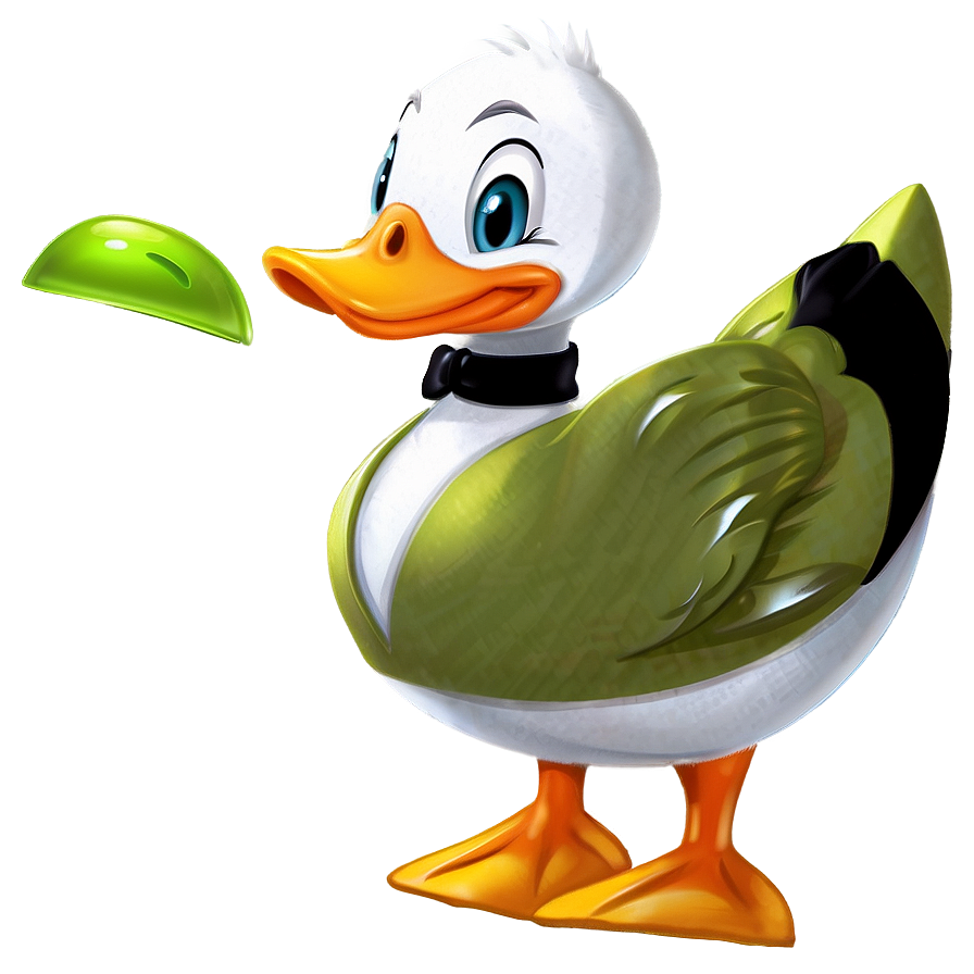 Animated Duck Character Png 7