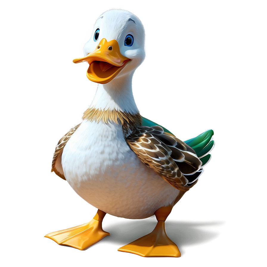 Animated Duck Character Png Exx61