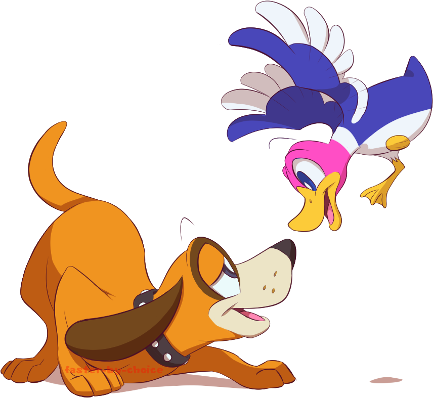 Animated Duckand Dog Friends