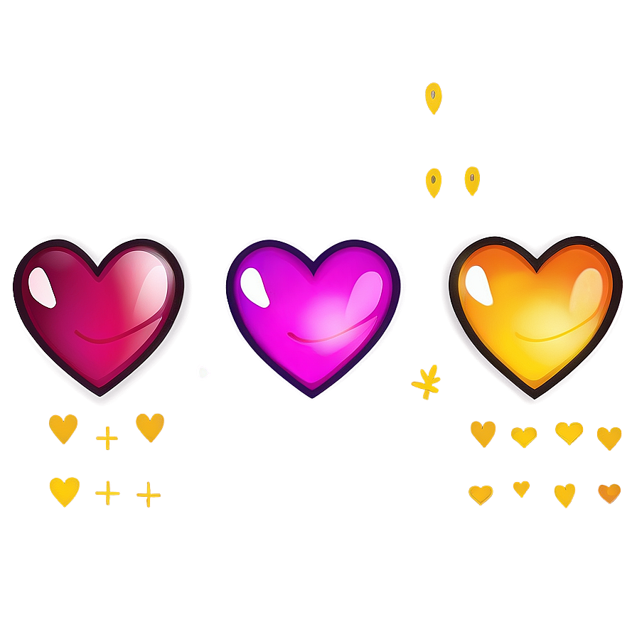 Animated Emoji Hearts Png Moe