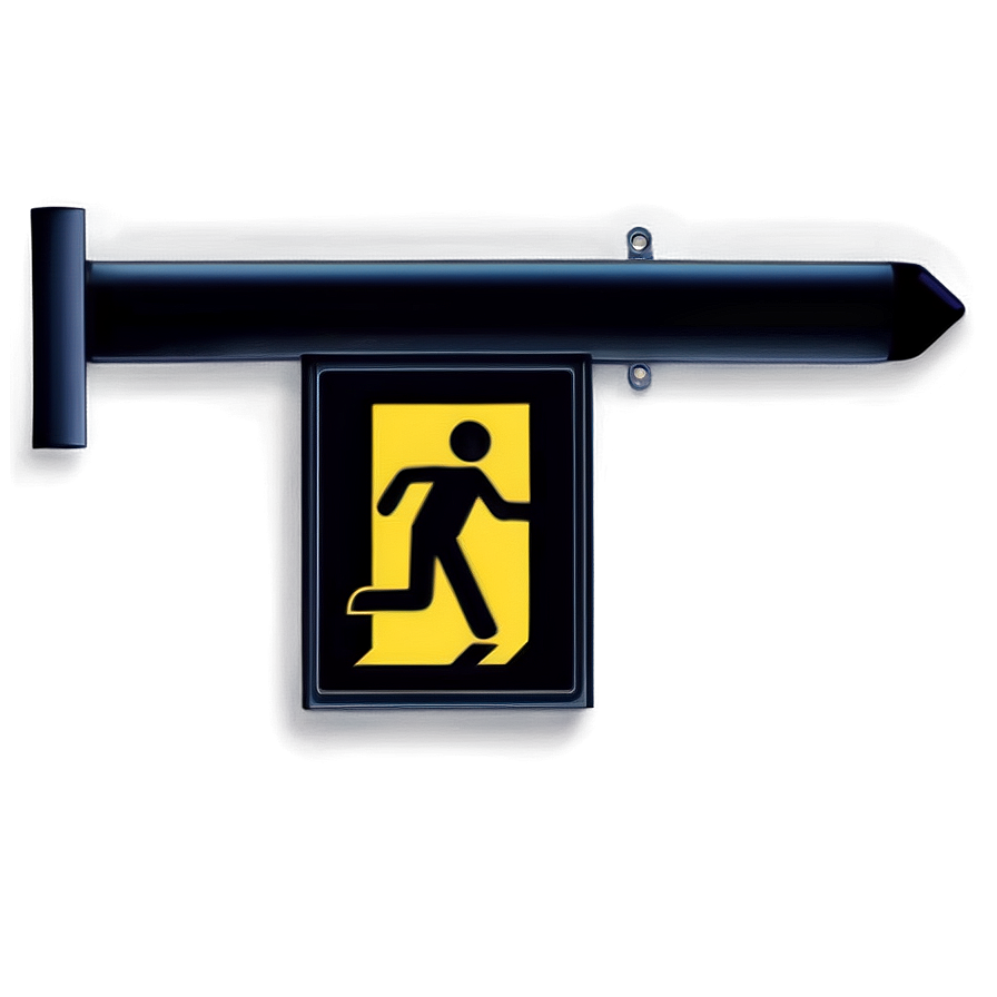 Animated Exit Sign PNG 40 PNG with transparent background