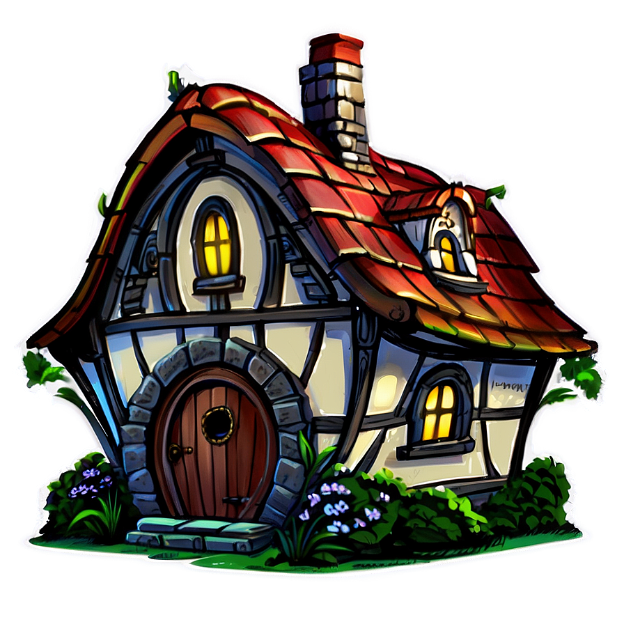 Animated Fairy Tale House Png 8