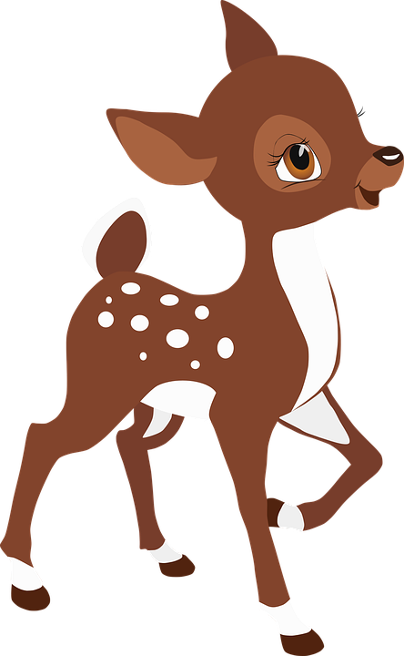 Animated Fawn Walking