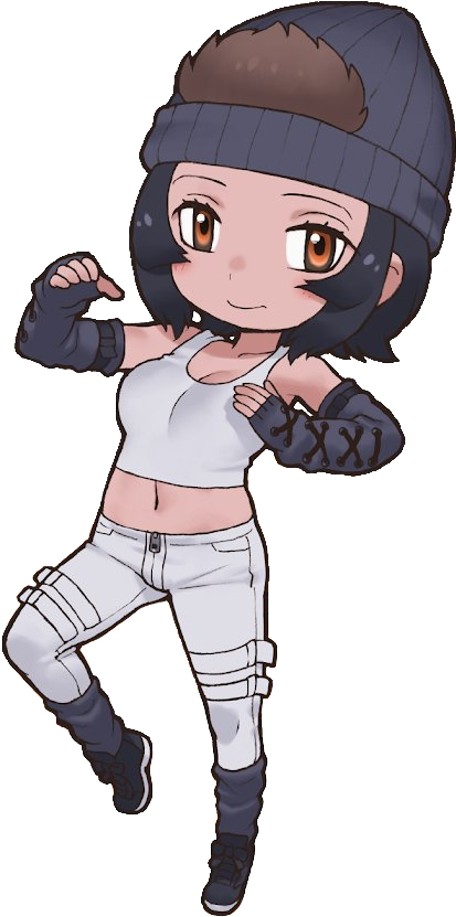 Animated Female Boxer Pose