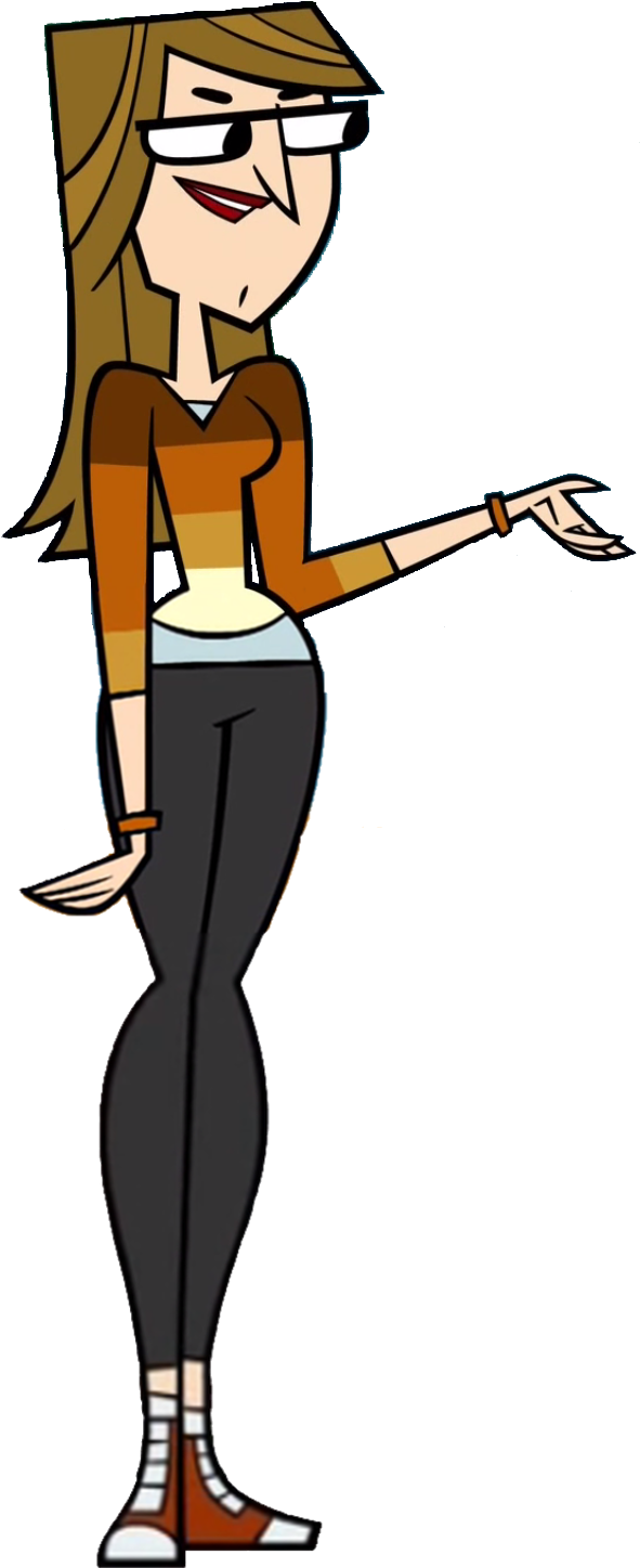 Animated Female Character Standing