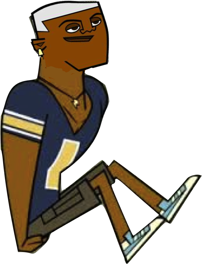 Animated Football Player Sitting