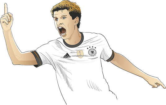 Animated Footballer Celebration