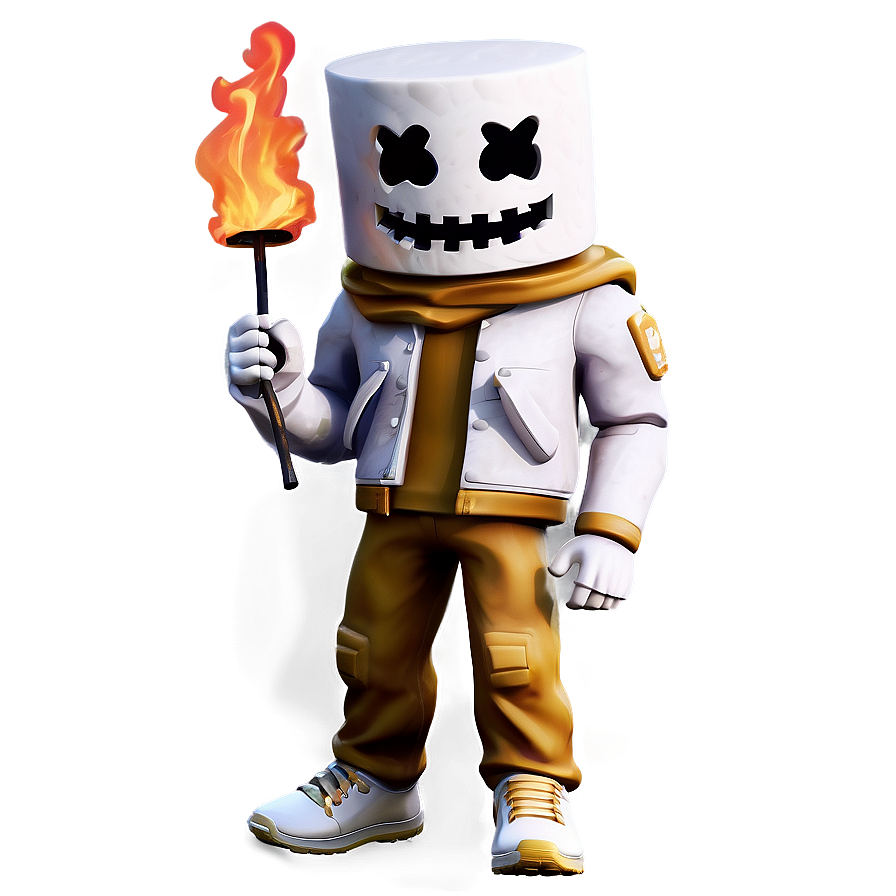 Animated Fortnite Marshmello Png 06252024