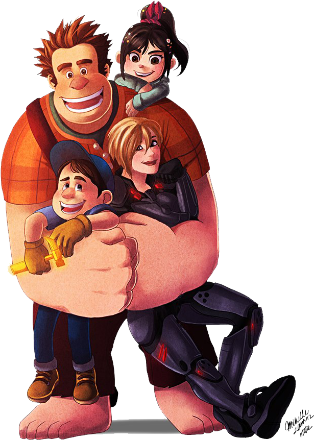 Animated Friends Group Hug