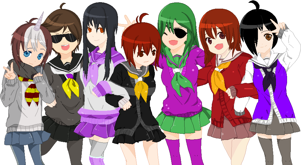 Animated_ Friends_ Group_ Pose