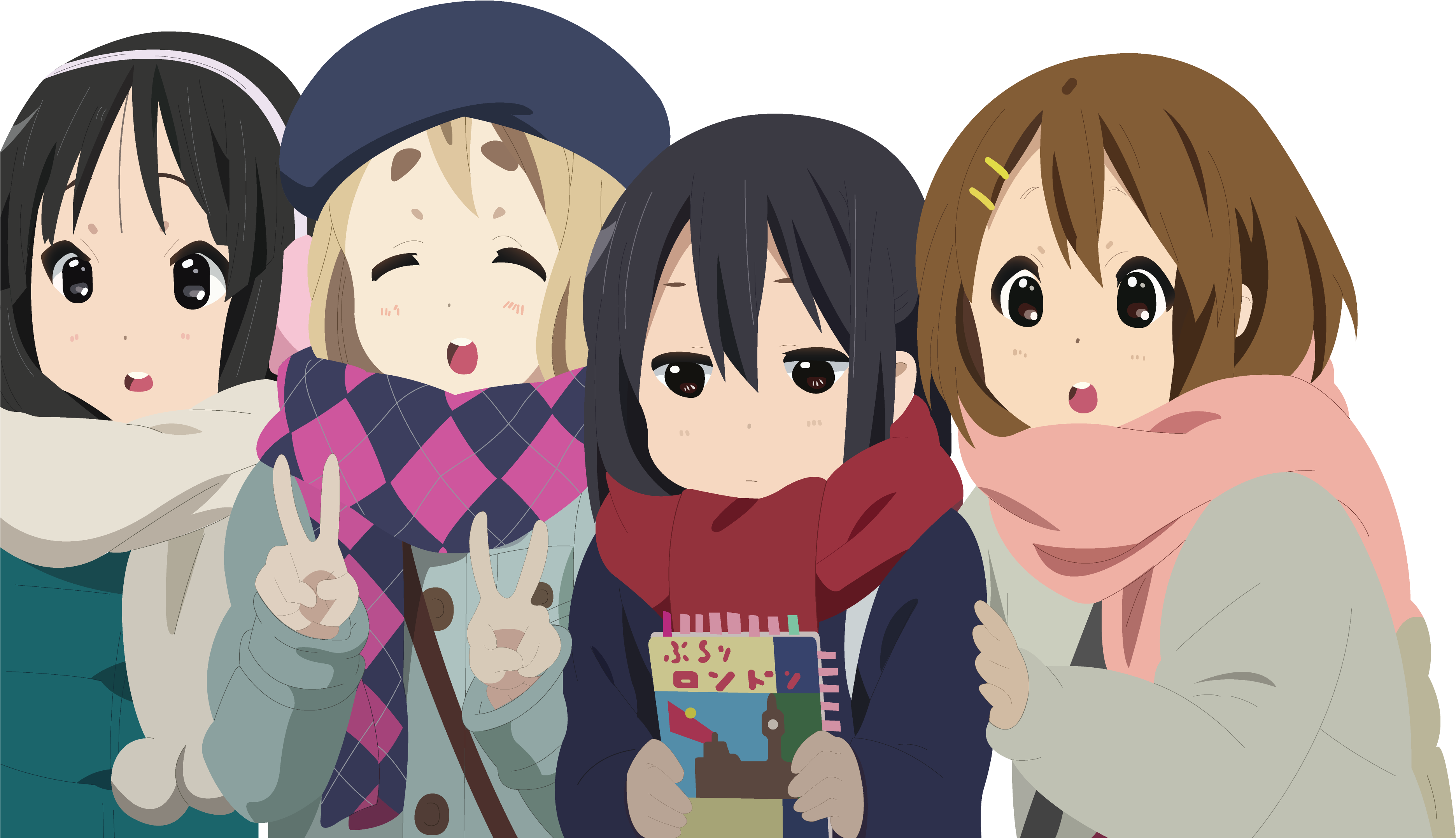 Animated Friends Winter Fashion