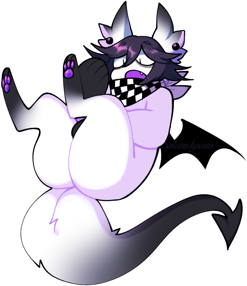 Animated_ Ghostly_ Creature_ Artwork PNG with transparent background