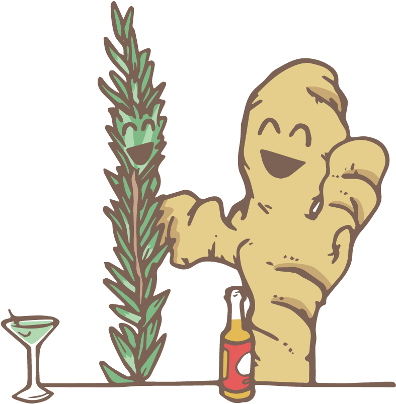 Rosemary & Ginger Walk Into A Bar, HD Png Download PNG with transparent background