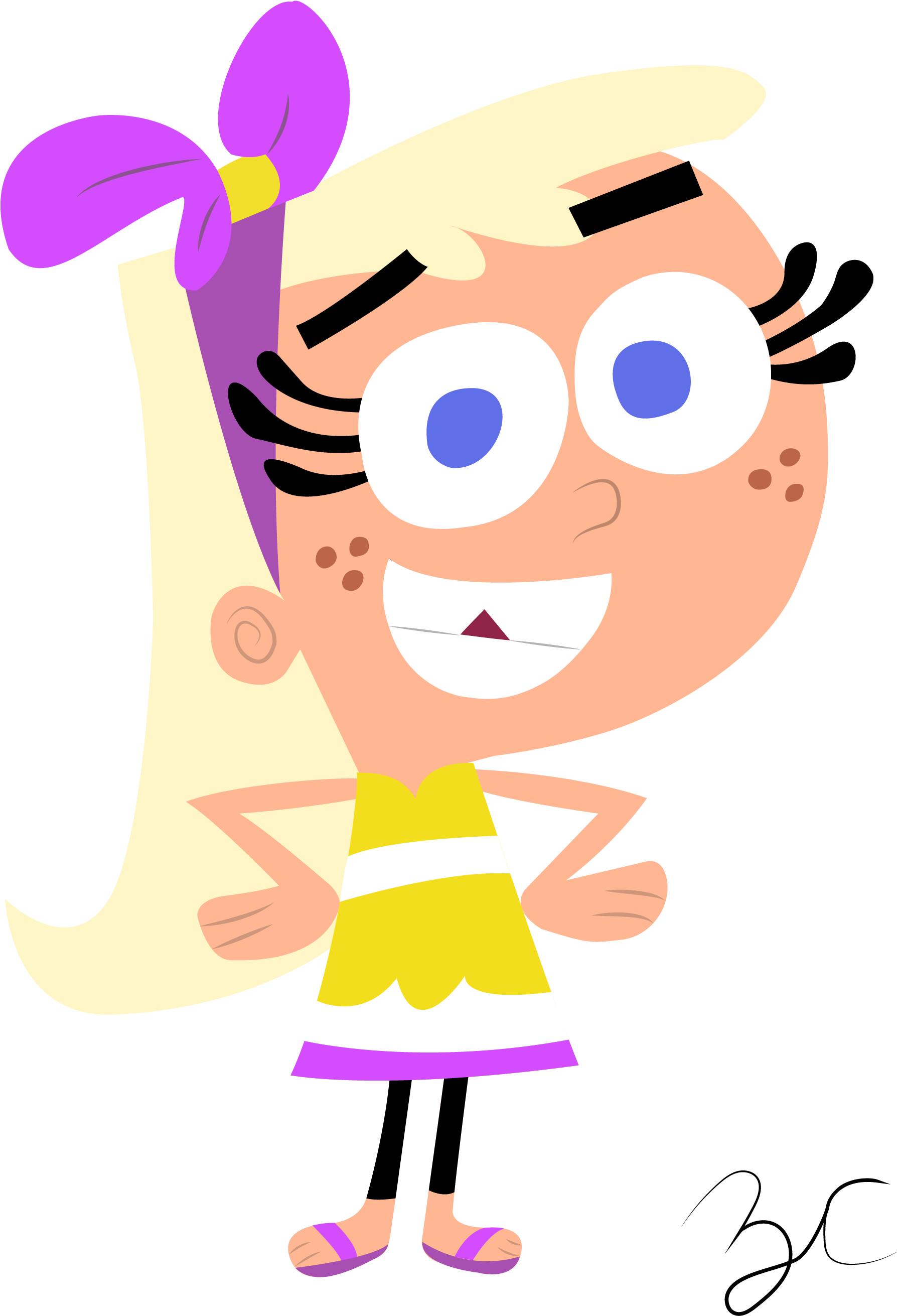 Fairly Odd Parents Favourites By Regularbluejay Girl - Chloe Carmichael, HD Png Download PNG with transparent background