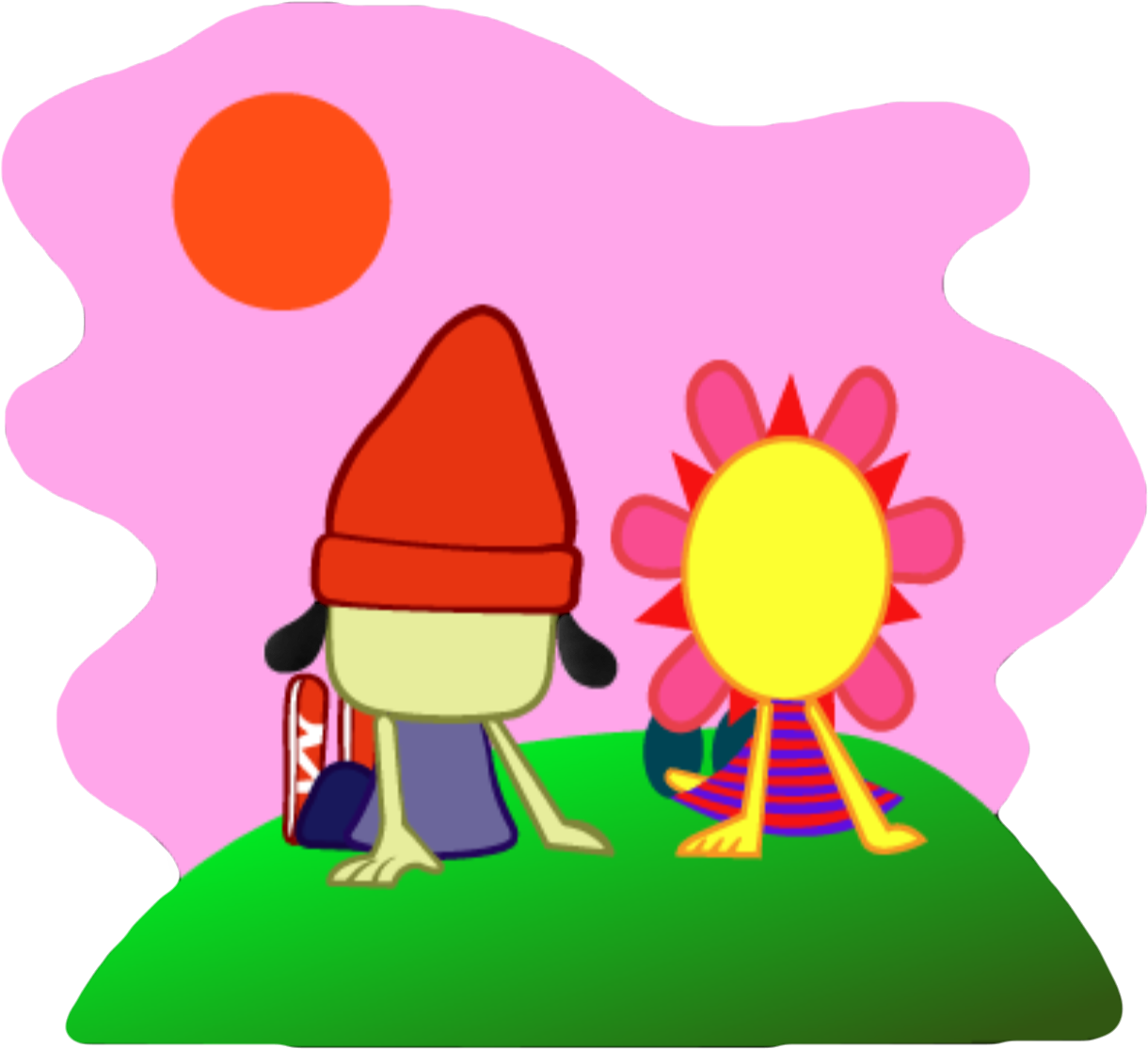 Animated Gnomeand Flower Characters