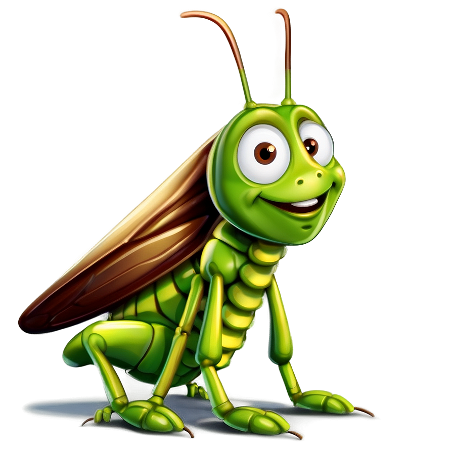 Animated Grasshopper Character Png 06122024