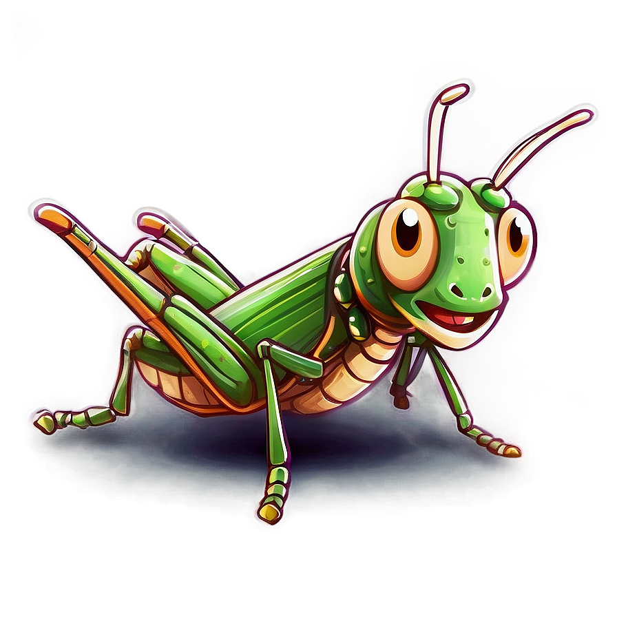 Animated Grasshopper Character Png Gcc69