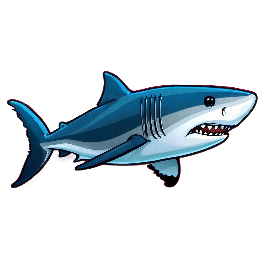 Animated Great White Shark Png Lcd24