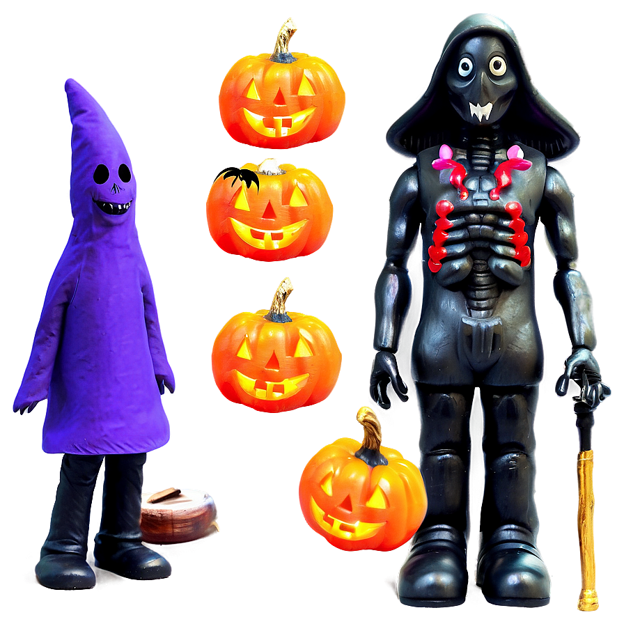 Animated Halloween Figures PNG 06212024 PNG image with a transparent background, free high-resolution download