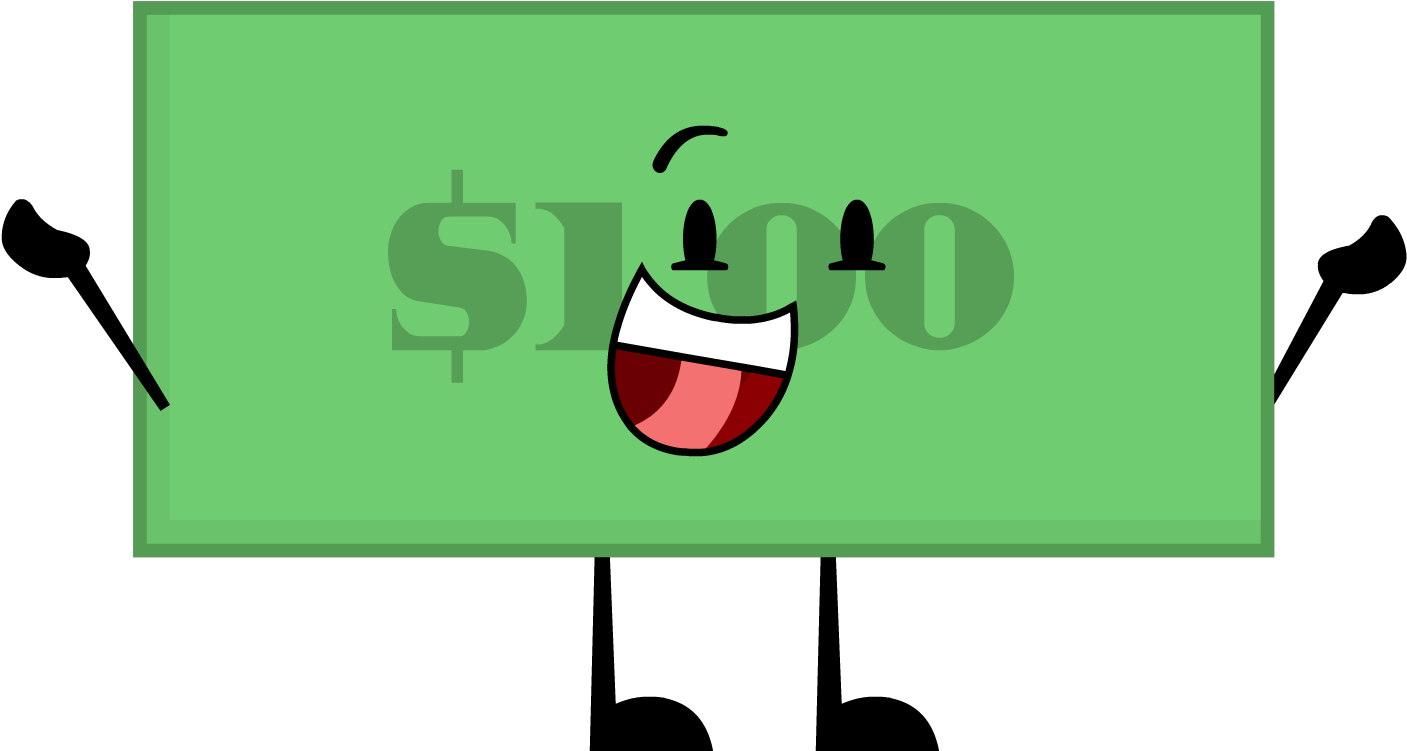 Animated Happy Dollar Bill