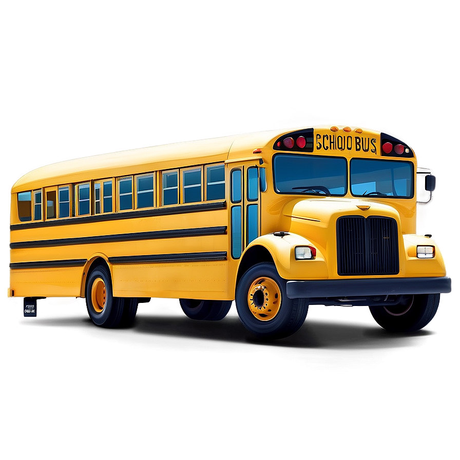 Animated Happy School Bus Png Xyf45