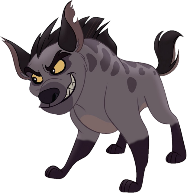 Animated Hyena Character