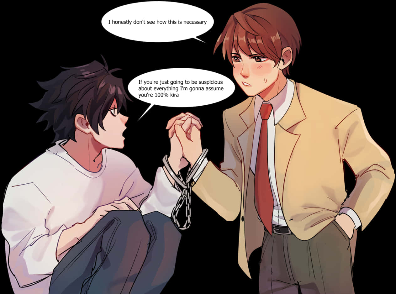 Animated Interrogation Scene PNG with transparent background