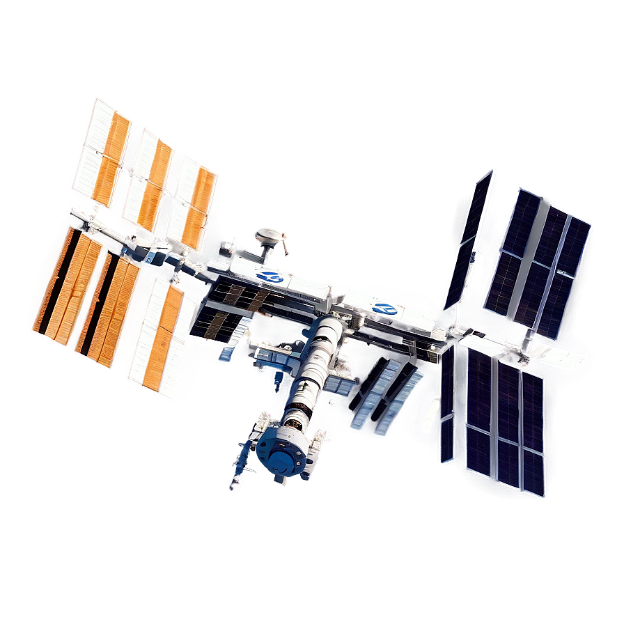 Animated Iss In Orbit Scene Png Ato62