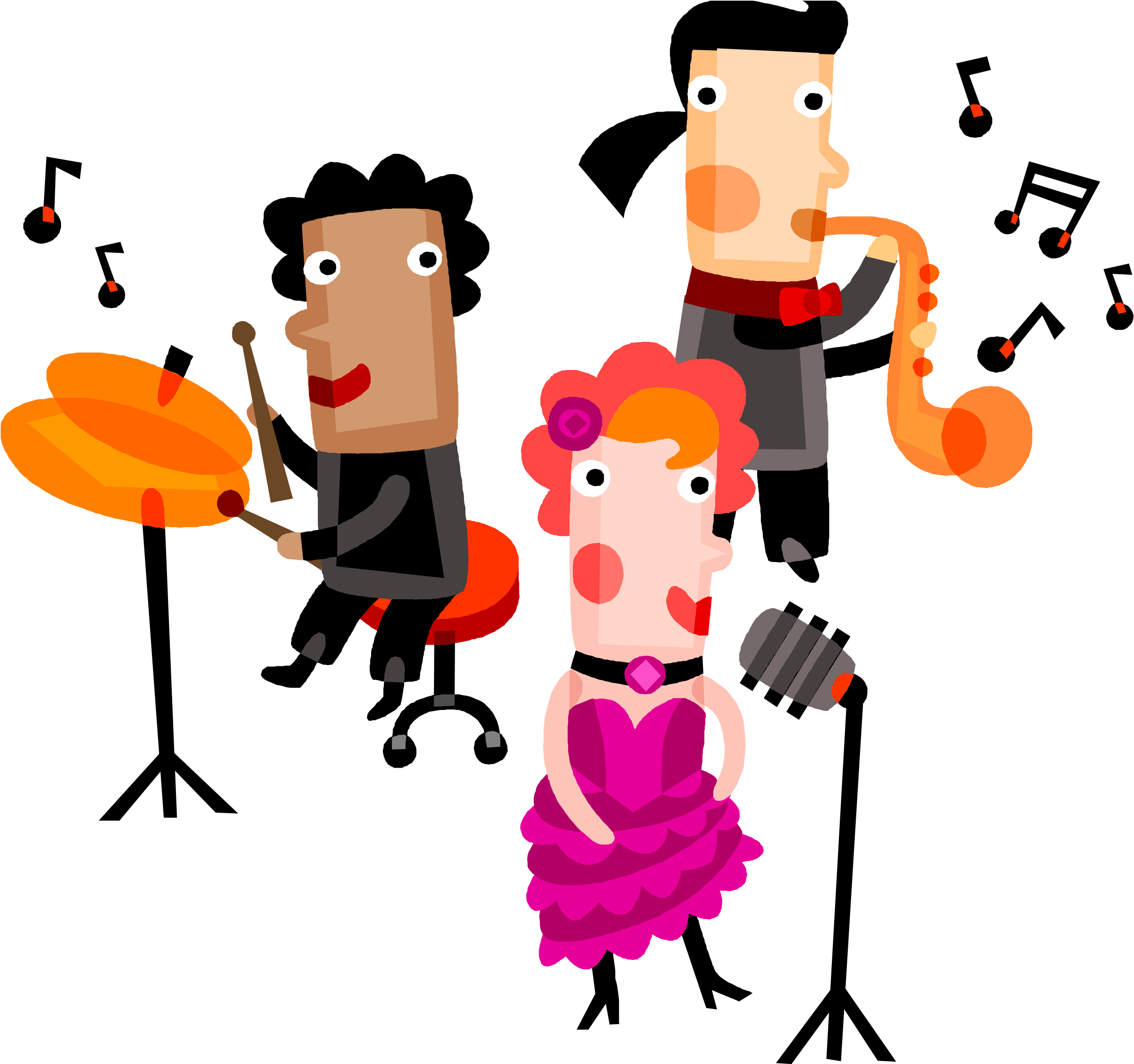 Introducing The Cast Of - Music Performance Clipart, HD Png Download PNG with transparent background