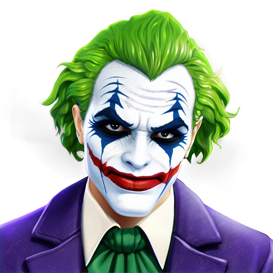 Animated Joker Makeup Png Kkt