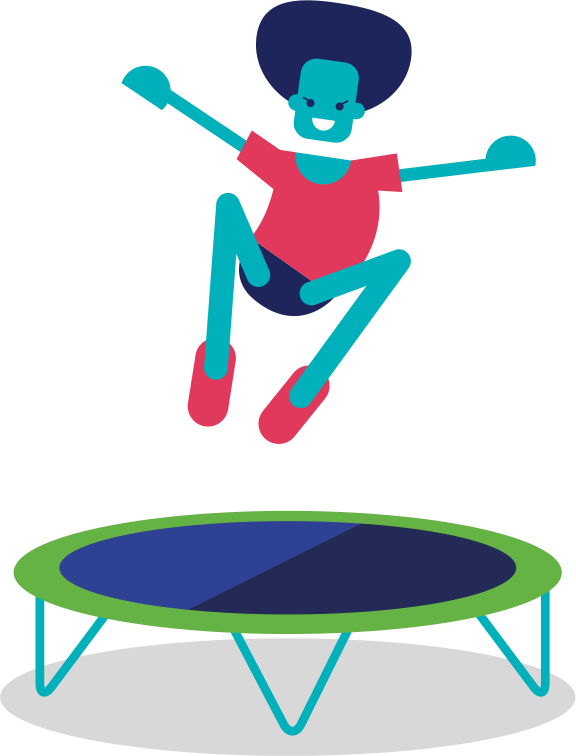 Transparent Trampoline Png - Trampoline Jump, Png Download PNG image with a transparent background, free high-resolution download