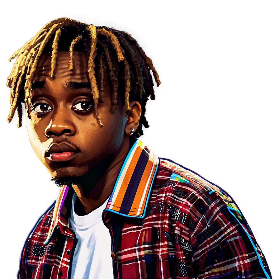 Animated Juice Wrld Character PNG cmo PNG with transparent background