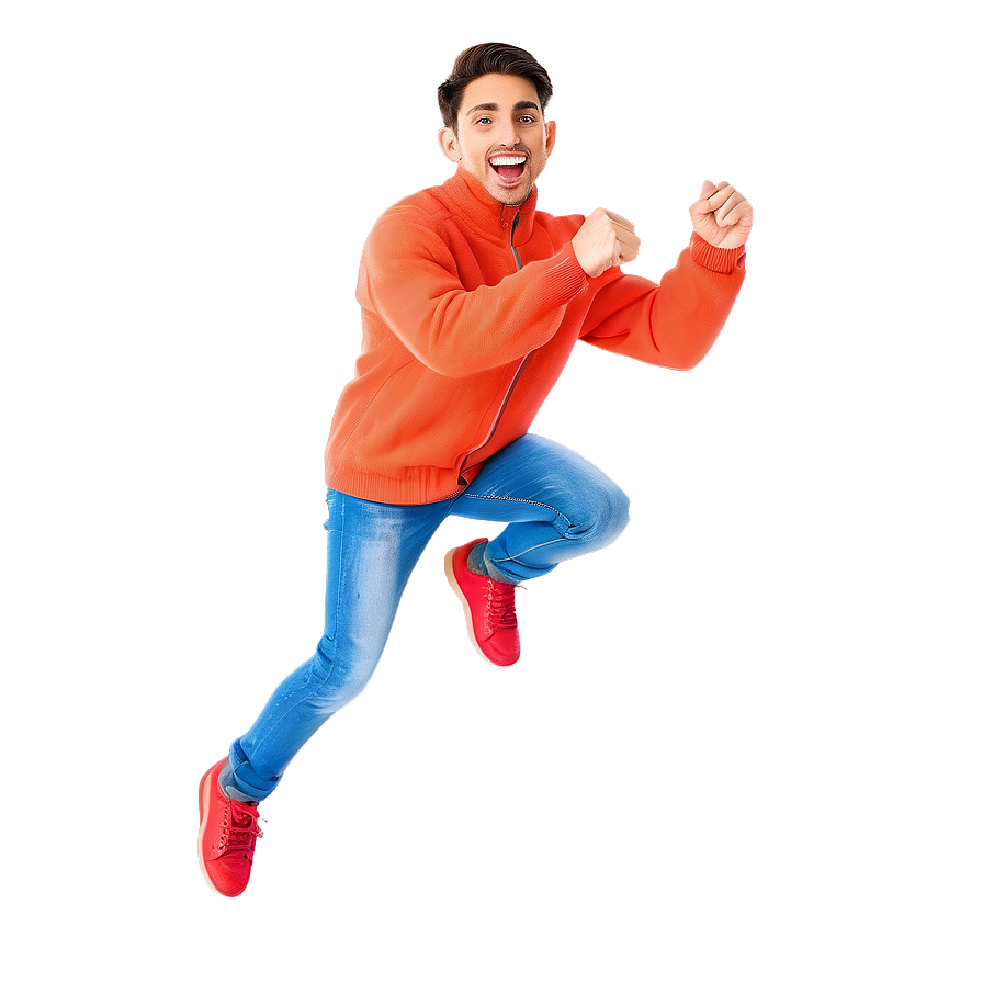 Animated Jumping Character PNG 06242024 PNG with transparent background