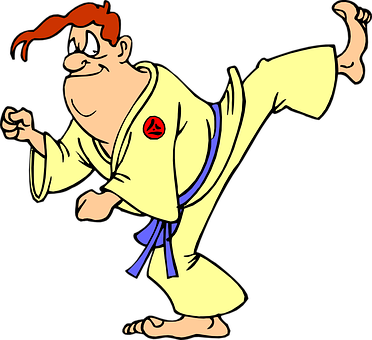 Animated Karate Character