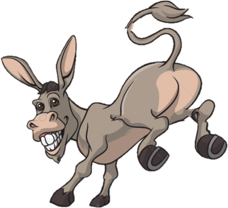 Animated Kicking Donkey