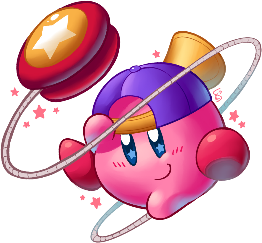 Animated Kirby With Yoyo