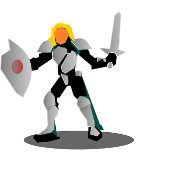 Animated Knight Readyfor Battle