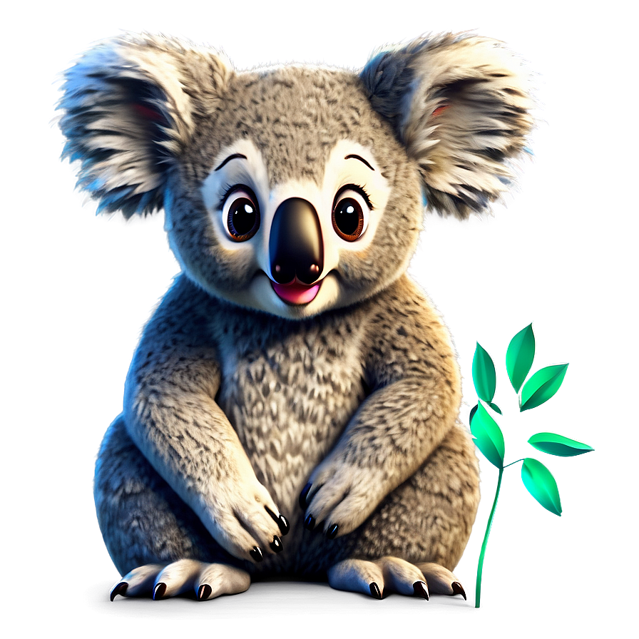 Animated Koala Character Png Stj65