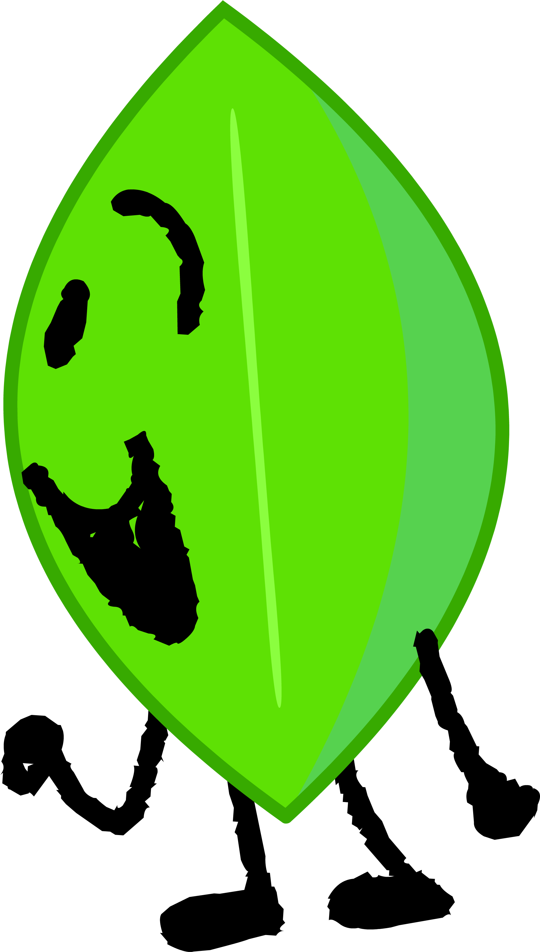 This User Is A Superfan Of Leafy - Leafy Bfb, HD Png Download PNG with transparent background