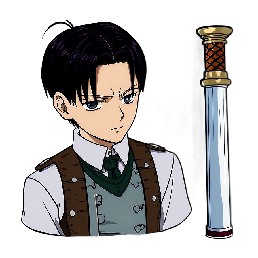Animated Levi Ackerman PNG 55 PNG with transparent background