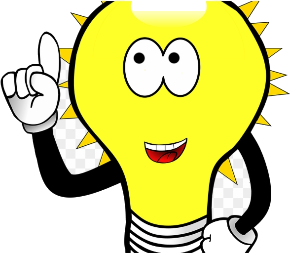 Animated Lightbulb Idea Character