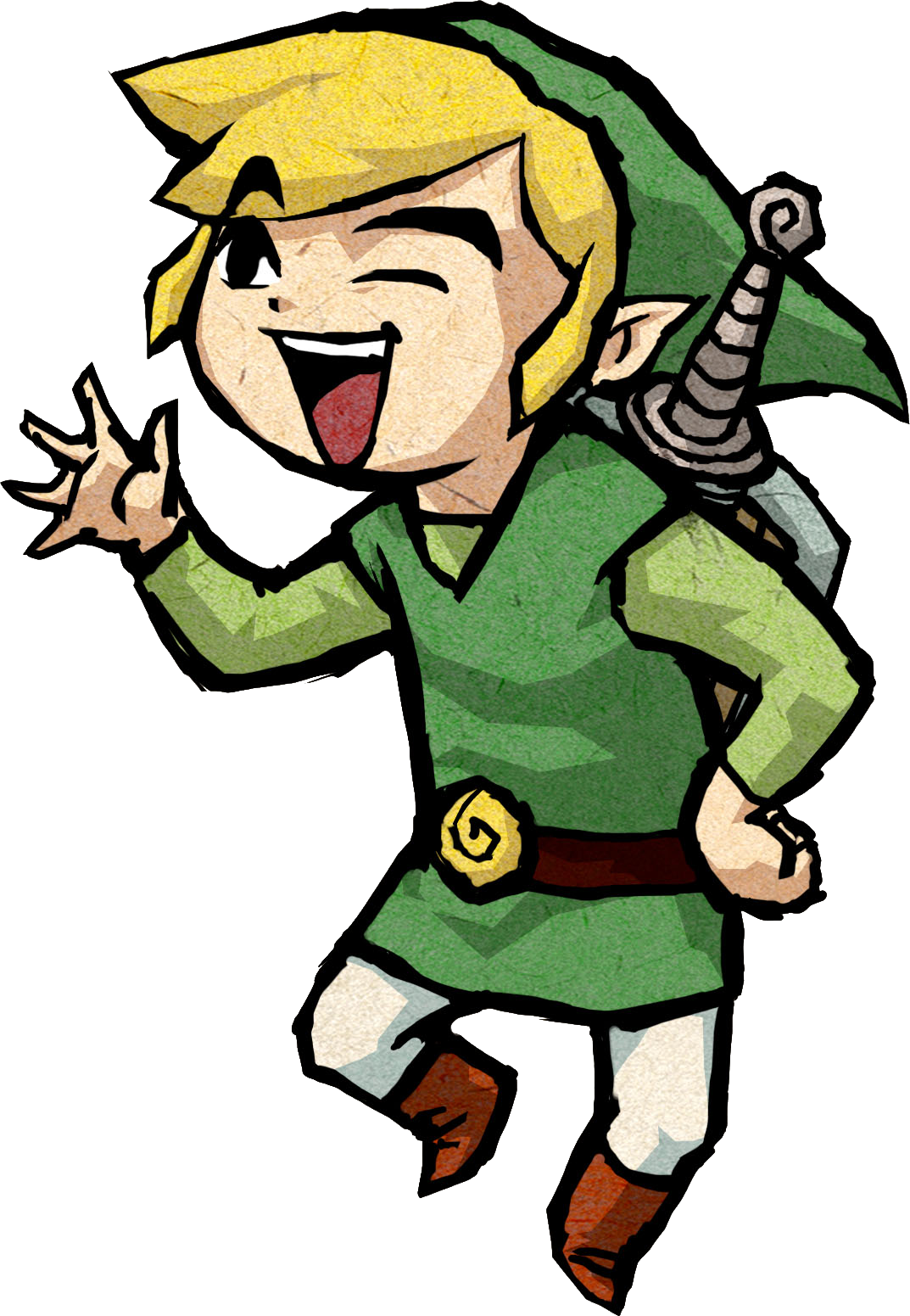 Toon Link - Zelda Wind Waker Link, HD Png Download PNG with transparent background