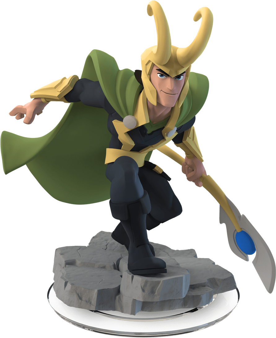 Animated Loki Action Pose