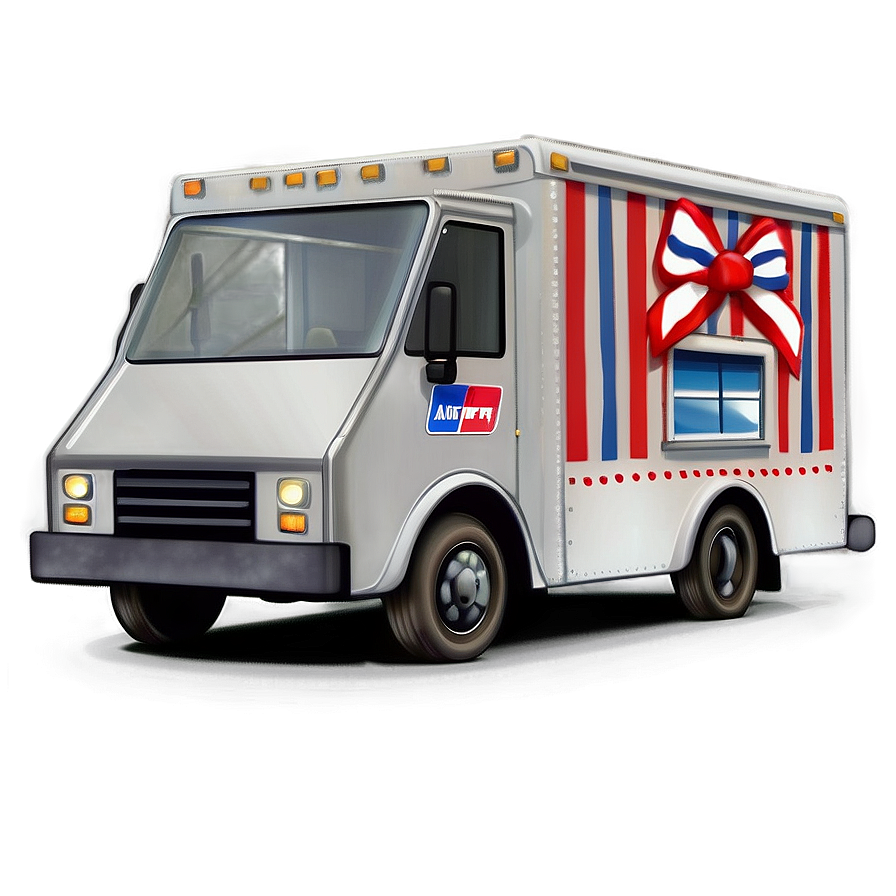 Animated Mail Truck Graphic Png 81