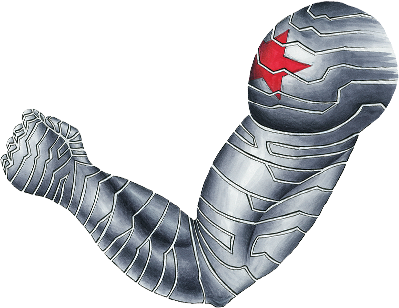 Arm 20charmm Small - Winter Soldier Arm Png, Transparent Png PNG with transparent background