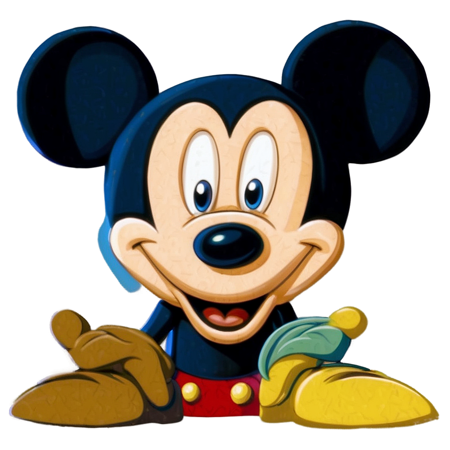 Animated Mickey Mouse Scene Png Itf