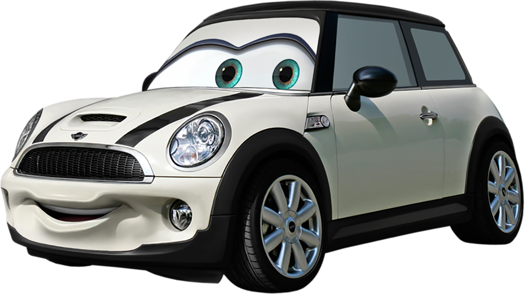 Animated Mini Cooper With Eyes