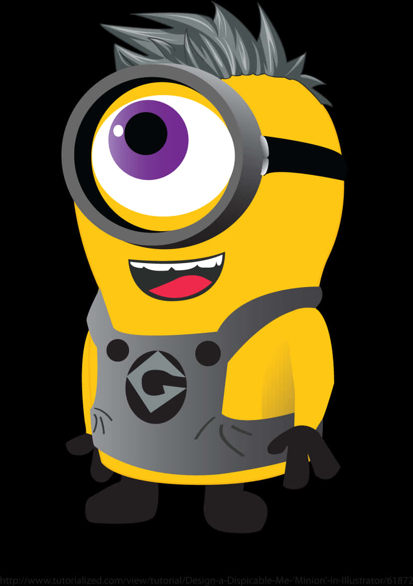 Minion Vector Art - Gambar Minion Vector, HD Png Download PNG image with a transparent background, free high-resolution download